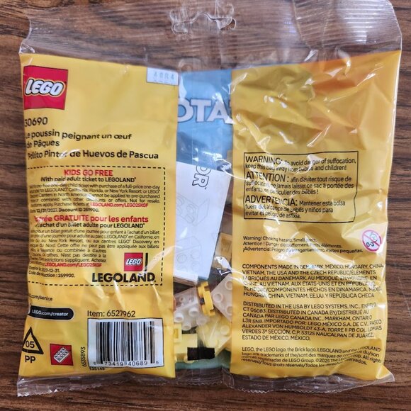LEGO Creator Easter Egg Chick Painting Fun Building Kit 30690 Stocking Stuffer B - Picture 3 of 8